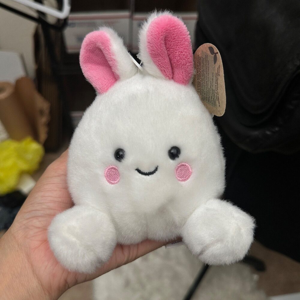 Palm Pals Bunny Rabbit Plush Toy New With Tags